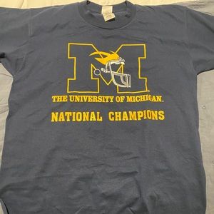 Michigan 1997 National Champion Vintage Tee